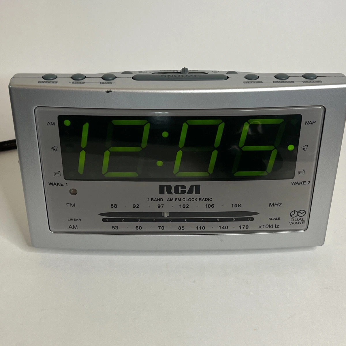 Rca Clock Radio Silver