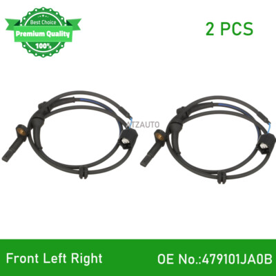 Front Driver Passenger ABS Wheel Speed Sensor For Nissan Quest 11-17 ALS2265