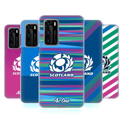OFFICIAL SCOTLAND RUGBY GRAPHICS SOFT GEL CASE FOR HUAWEI PHONES 4