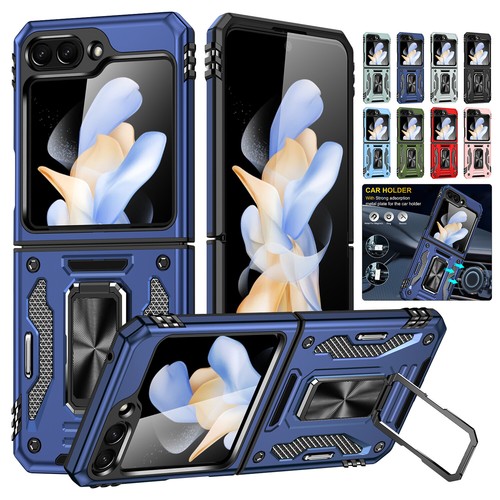 Funda con soporte de anillo magnético a prueba de golpes para Samsung Galaxy Z Flip 5 5G 2023 - Imagen 13 de 80