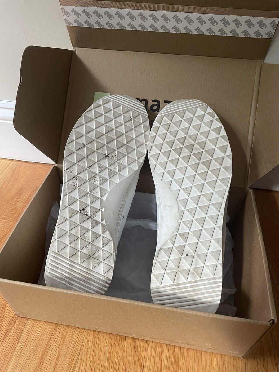 Amazon Essentials Men's White Shoes Faux Leather Size 10 US View 2