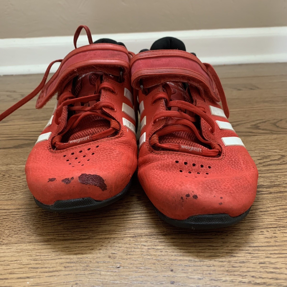 Adidas AdiPower Weightlifting Red ART V24382 Mens Size 10.5 | eBay