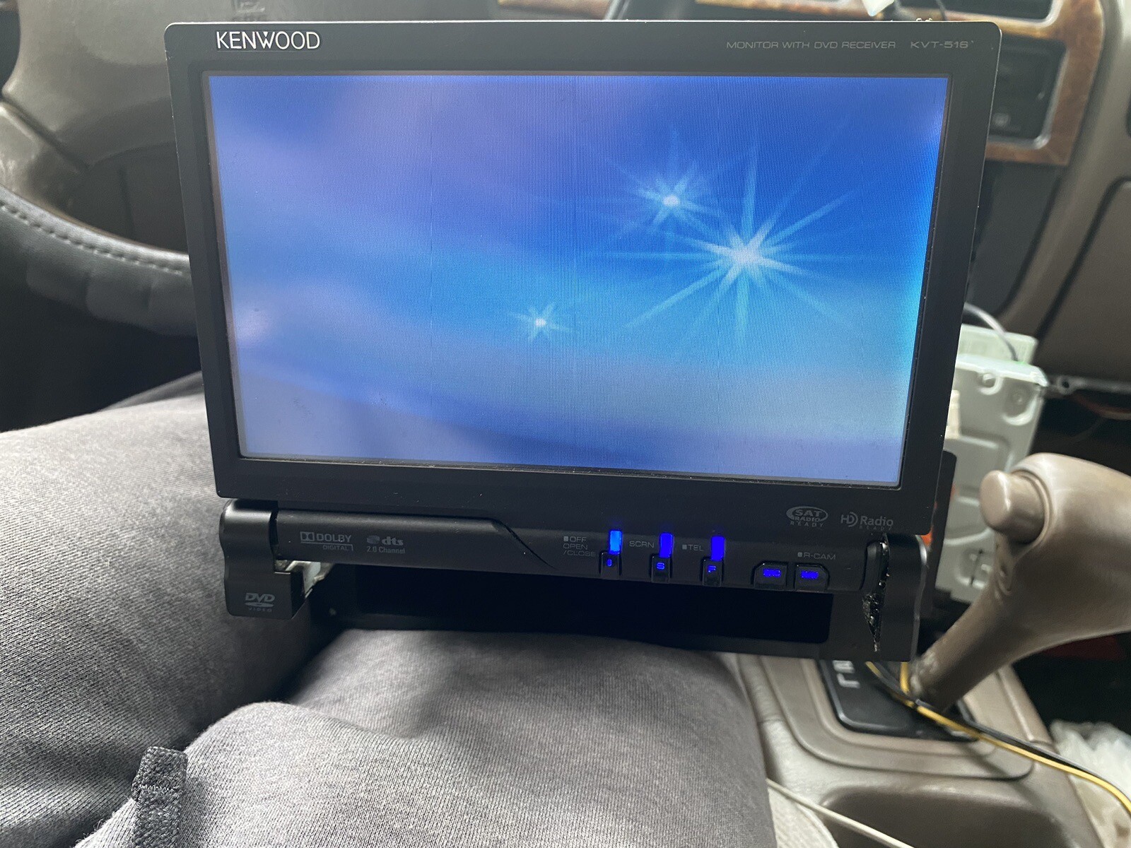 Kenwood KVT516 Car Stereo Head Unit Flip Up Flip Out Screen DVD Player eBay