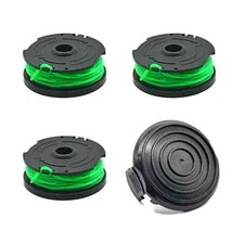Trimmer Spool Line & Cover Cap Compatible with Hyper Tough 40V Max String