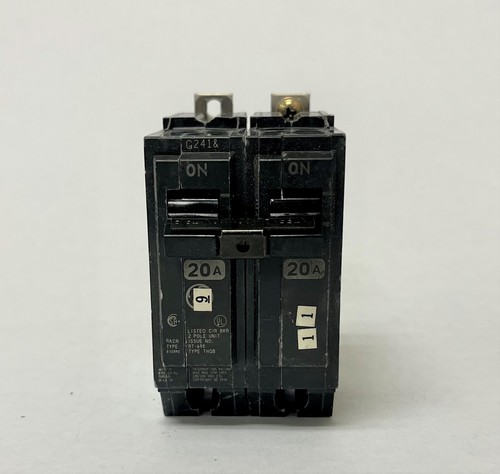 GE THQL2120 20A 2 Pole Circuit Breaker - Picture 2 of 3