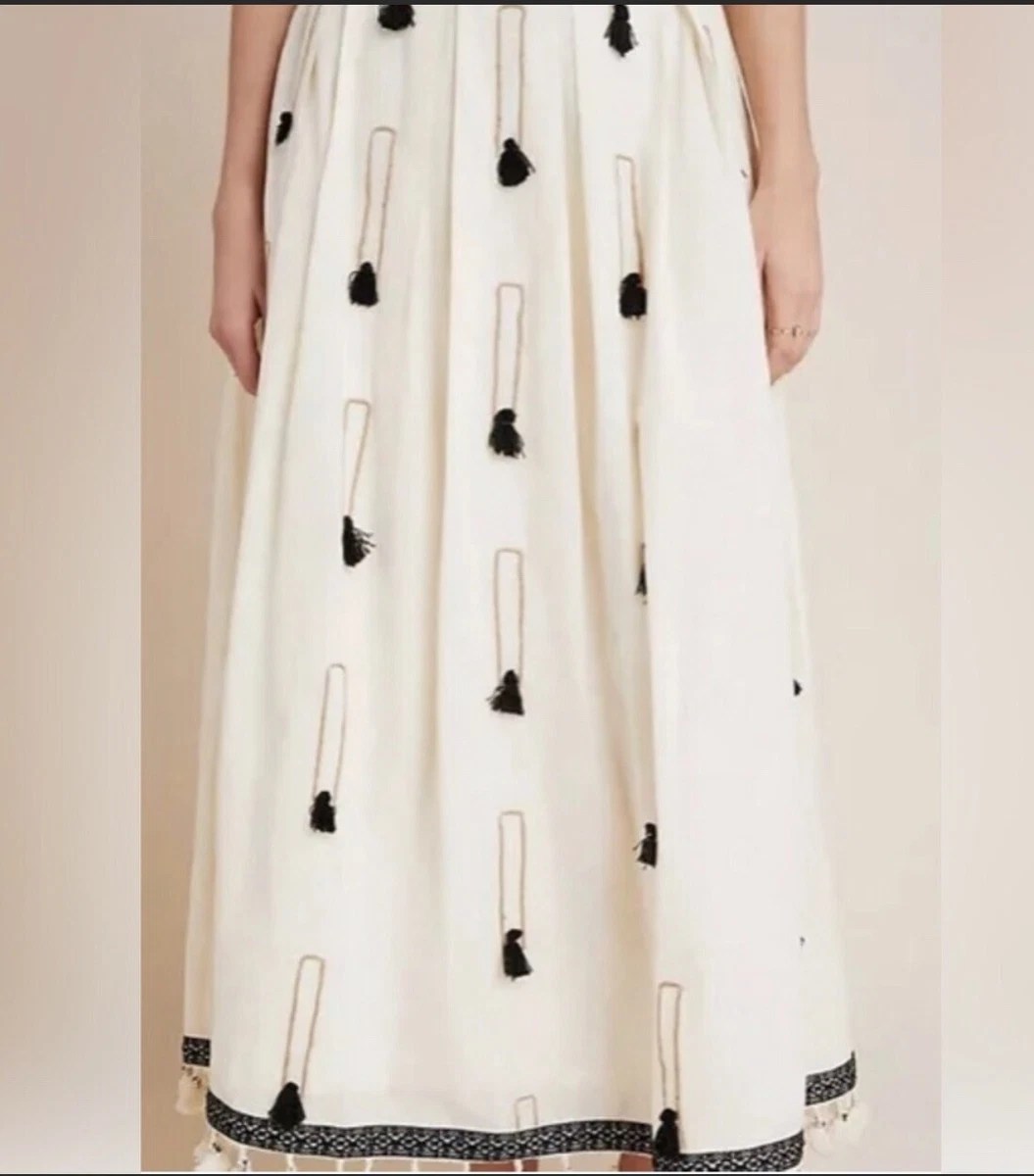 Tassel maxi clearance skirt