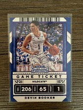 2020 Panini Contenders Draft Picks #20 Devin Booker Game Ticket Purple