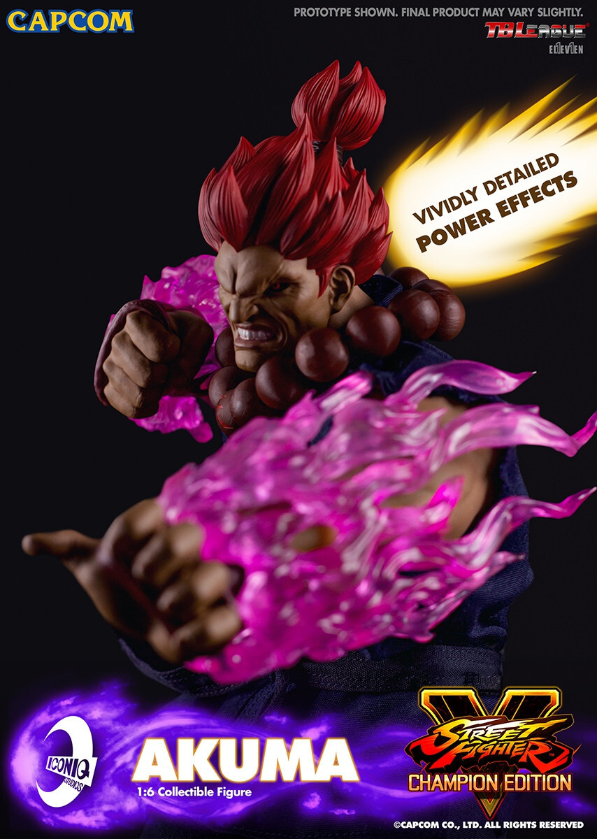 ICONIQ STUDIOS IQGS-05 1/6 Street Fighter Akuma Collectible