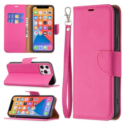 For iPhone 15 14 13 12 11 Pro Max XS XR SE/8/7 Case Leather Wallet Flip Cover