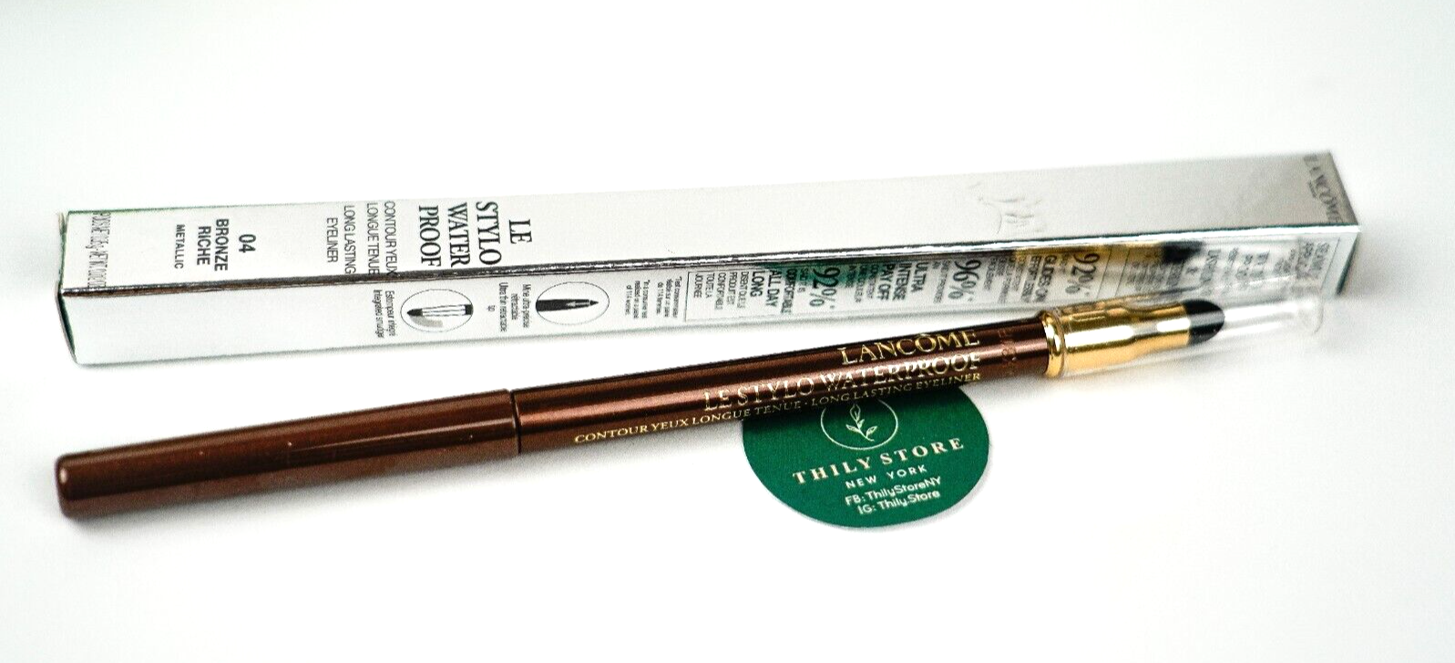 Le Stylo Waterproof Matte Eyeliner with smudger 04 BRONZE RICHE Metallic eBay