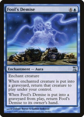 Fool's Demise 1x MtG Time Spiral SP/NM