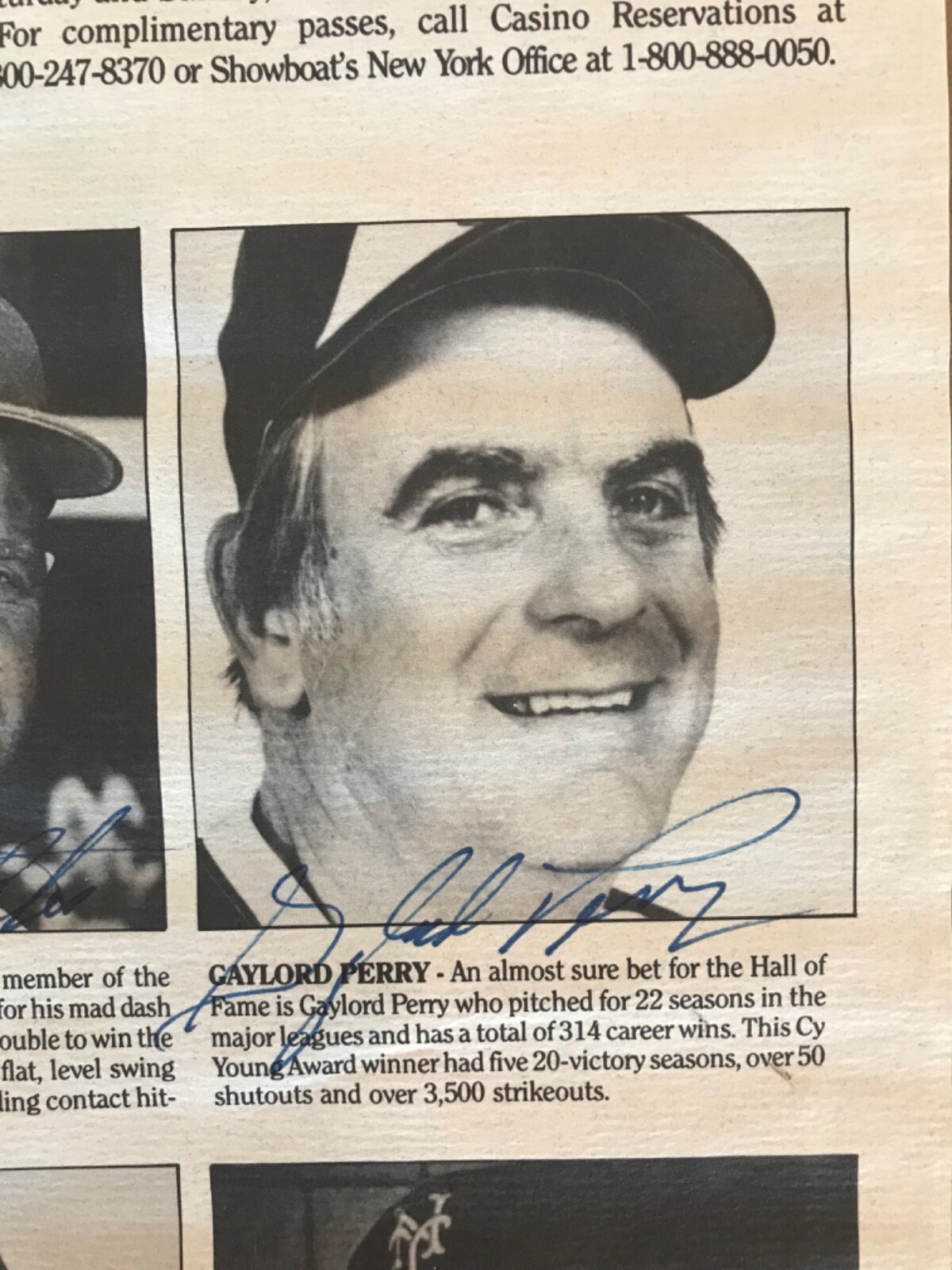 Baseball Card Show Broadside Signed by 10, Ted Williams, Feller, Ford