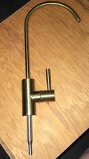 10 1/2" Brass Finish Bar Faucet with light defects in finish