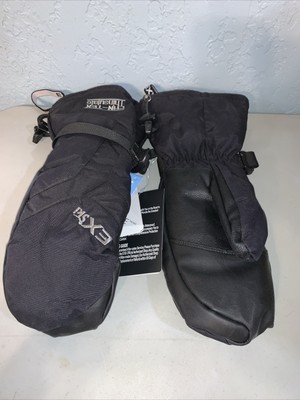 NEW Ex Ski Thinsulate Ski Snow Mittens Gloves 3M Fan-Tex Gloves NWT Size Large