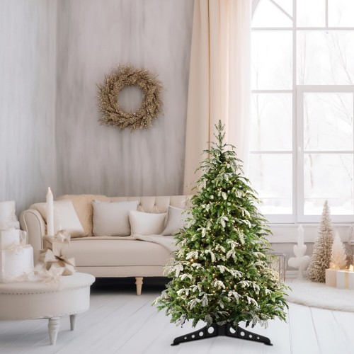 Albero di Natale Albero di Natale Supporto Albero Artificiale per Albero Festa di Natale - Foto 6 di 12