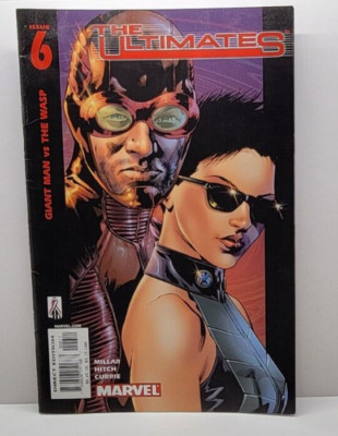 Marvel Comics The Ultimates #6 Giant Man vs The Wasp Comic Book 2002