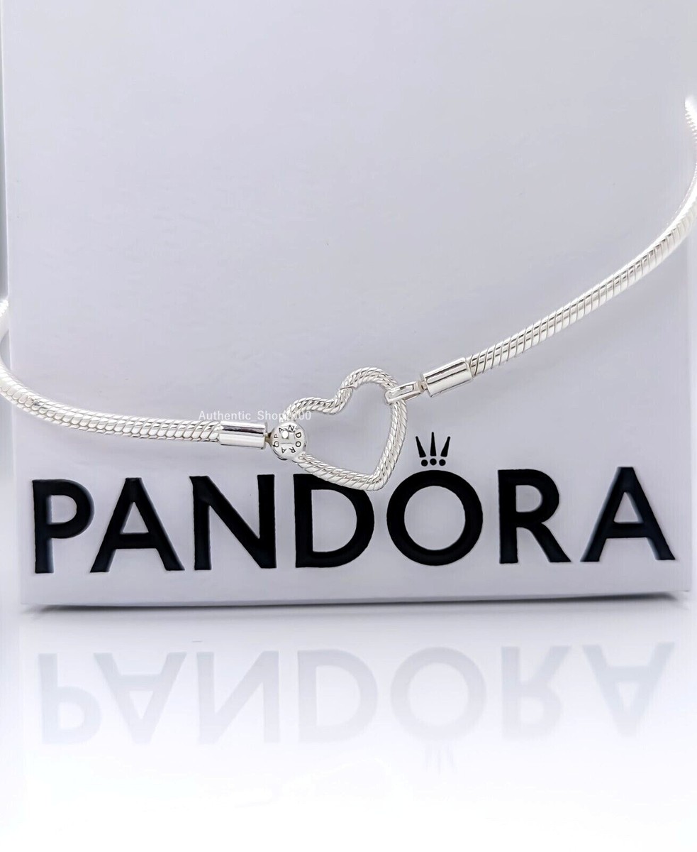 NEW 100% Authentic PANDORA 925 Ale Heart Closure Snake Chain