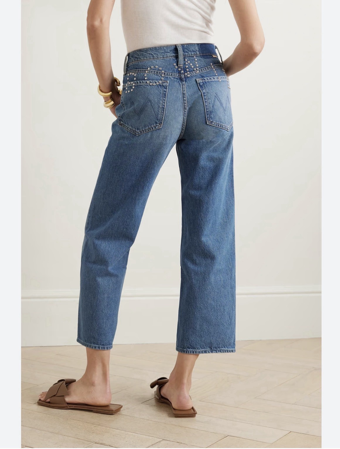 Mother Denim David Bowie The Rambler Zip Ankle Size 26 image 3