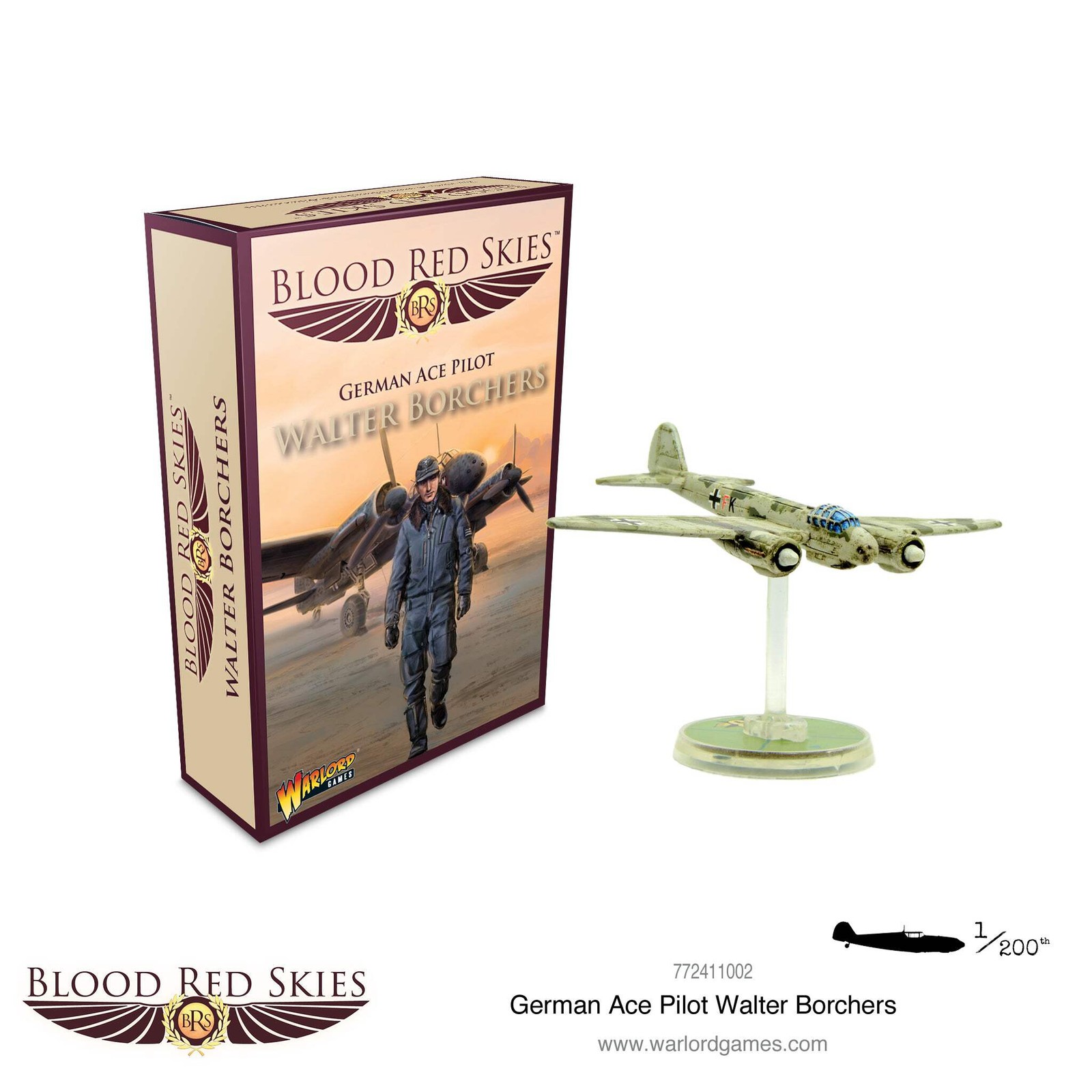 Blood Red Skies - German Ace Pilot: Walter Borchers - Warlord Games