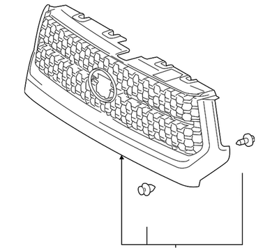 Y31シーグリル Genuine Toyota Grille Assembly 53101-0C031-B1 | eBay