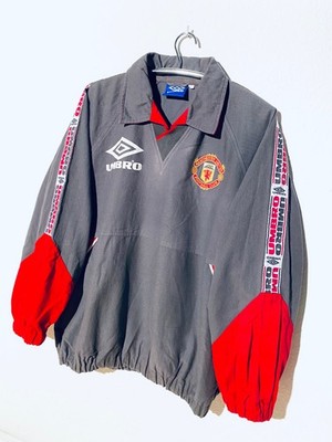 Manchester United Adult XL Football Training Drill Top Umbro 1994