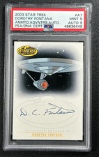 DOROTHY FONTANA PSA 9 2003 STAR TREK: COMPLETE ANIMATED ADVENTURES #A7 AUTO 6449