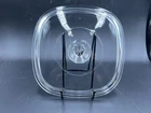 VTG Pyrex Corning Ware A-9-C Square Replacement Lid Only Clear Glass