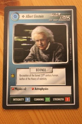 Star Trek CCG - Premiere Limited 94 BB - Albert Einstein