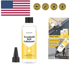 100 Silicone Lube 4 Ounces for Treadmill Belt Lubrication, Easy to Apply Lub...