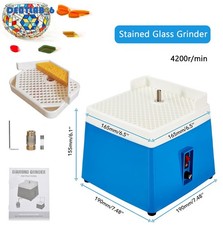 Stained Glass Grinder 4200RPM Power Stained Glass Grinder Glass Art Grinding New