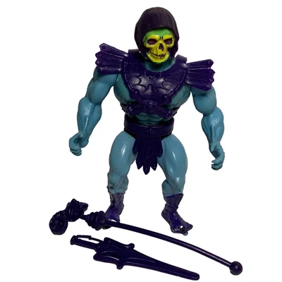 Vintage Masters of the Universe Figure Skeletor + Weapon Mattel 1981 MOTU Taiwan - Image 1 of 4
