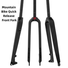 26/27.5/29er Full Carbon MTB Bicycle Fork Quick Release Hard Fork 3K Rigid Fork