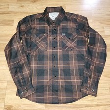 Dixxon Flannel Co - "The Hank" Men's Small Pearl Snap Shirt Pre-Pleat Rare HTF