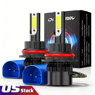 9007/HB5 LED Headlights 1000000LM LED Light Bulbs Kit High Low Beam Super Bright