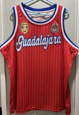 Chivas De Guadalajara Basketball Jersey Custom Made Size XL Men