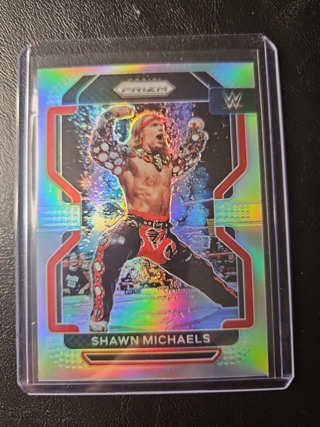 2022 WWE PRIZM Shawn Michaels Silver Prizm #199