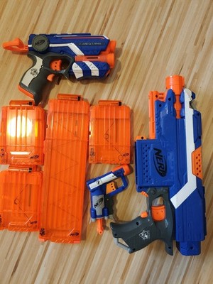 Nerf N-strike Elite Bundel 3× Blaster 3× Magazin