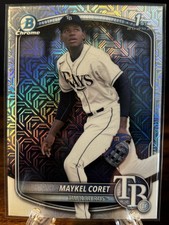 Bowman 1st Chrome Mojo Refractor Maykel Coret #BCP-240 Rays 2025
