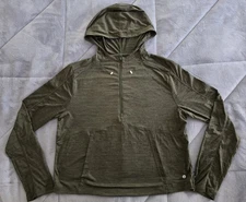 Layer 8 Qwick-Dry Pullover Lightweight Hoodie - Green - Size Small 