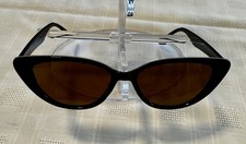 Black Cat Eye Style Sunglasses - New In Box