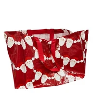 Ikea VINTERFINT Large Shopping Tote Bag (19-gallon) Santa Claus 805.776.96 ~ NEW