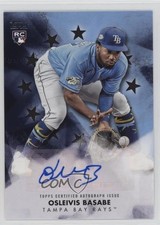 2024 Topps Series 1 Baseball Stars Black /199 Osleivis Basabe #BSA-BAS Auto 0oe