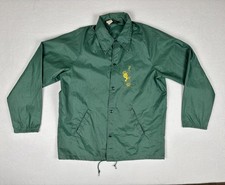 Champion Merck Poultry Health Engineers Green Coaches Jacket Medium 70s Vintage