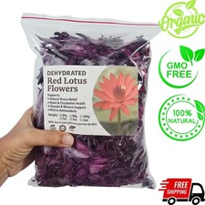 Dried Red Lotus Flower Nymphaea rubra 100 Organic Herbal Hand Picked Water Lily