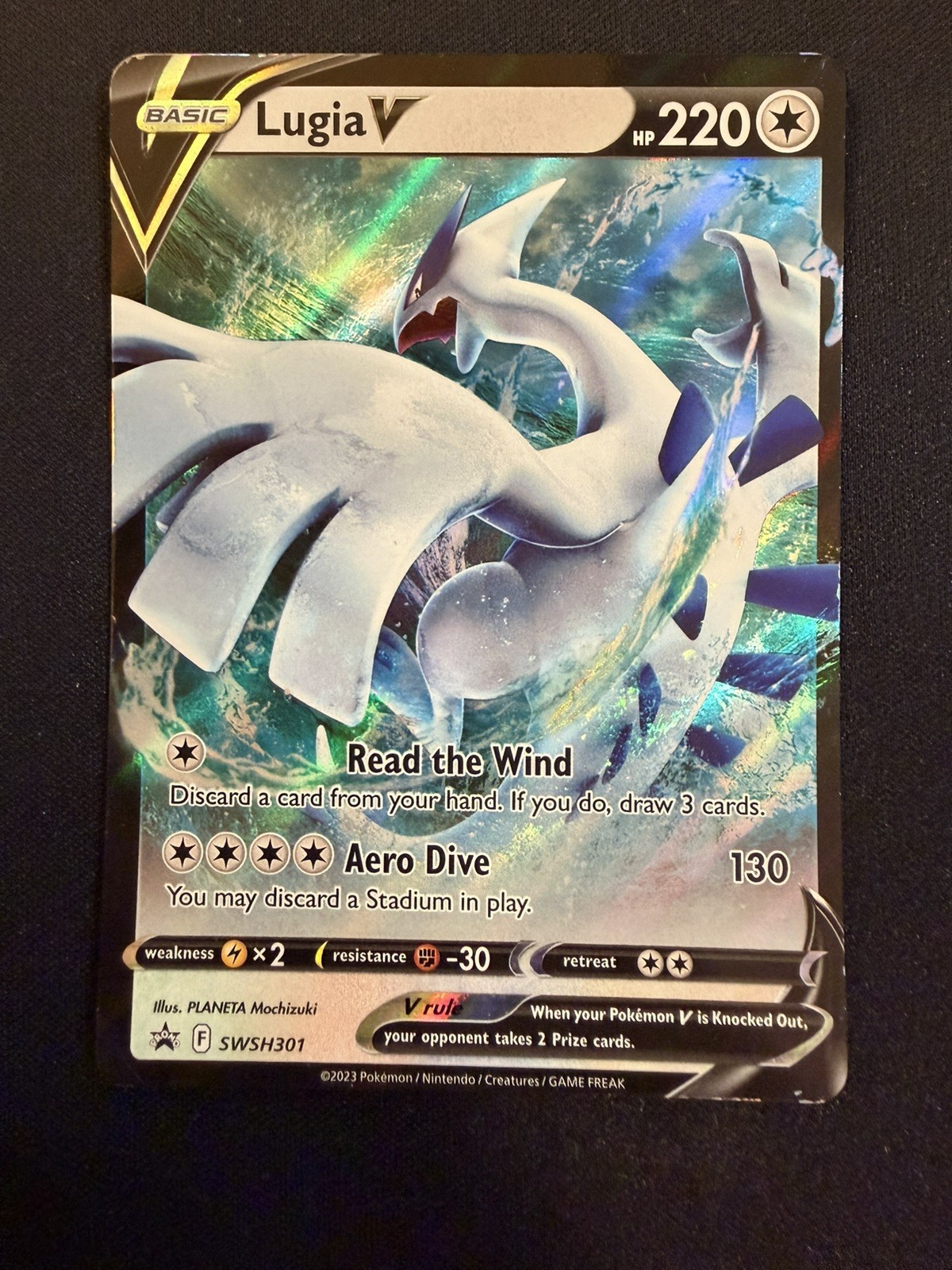 Pokemon TCG Lugia V SWSH301 SWSH: Sword & Shield Promo Holo Full Art - MP