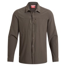 Image of Craghoppers Mens Nosilife Long-Sleeved ShirtL Woodland Green  CG2036