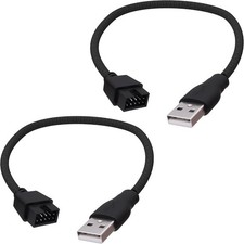 USB 2.0 to 9Pin Motherboard Header Adapter Cable USB Type A Male to 9 Pin Male M