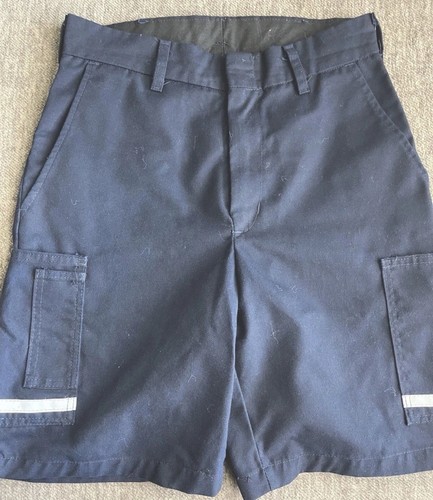 Fedex Shorts Herren blau Cargo sehr guter Zustand Imagewear Stan Herman reflektierend Gr. 42R-95