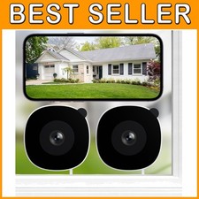 Full-Color Night Vision Dome Cameras - 2 Pack