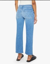 Mother Mid Rise Rambler Zip Ankle Jeans Piece By Piece Women  s Size 27x28 NWT   